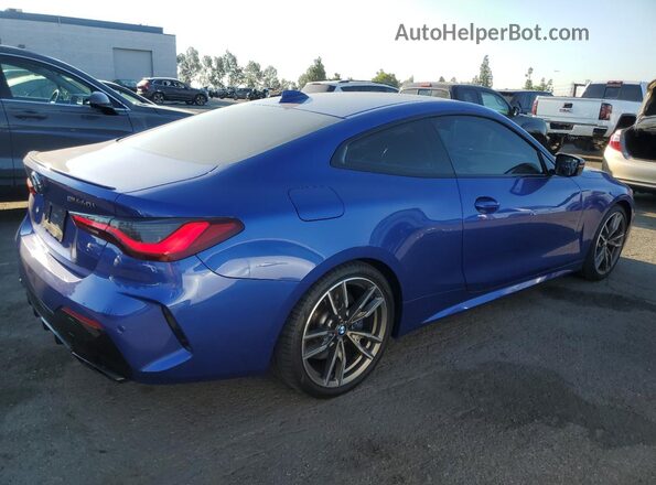 WBA83AP00NCJ94053 2022 BMW M4 Blue Trasero derecho
