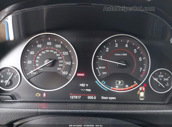 WBA8B3C56GK383430 2016 BMW 3 SERIES Blue უკანა სავარძლების ხედი