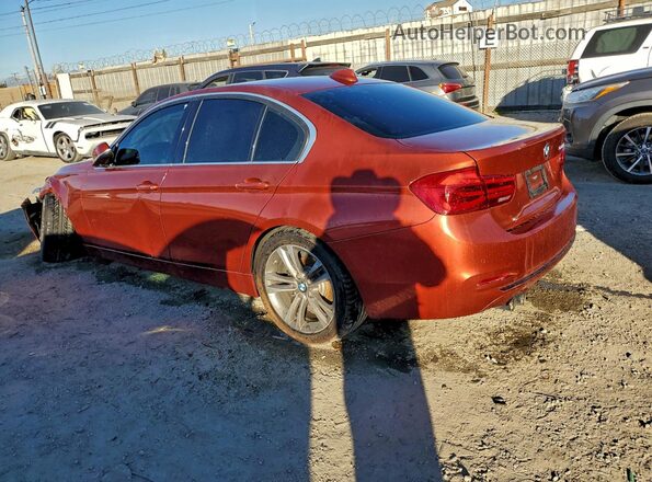 WBA8B9C55JEE81246 2018 BMW 3 SERIES Orange Rear left