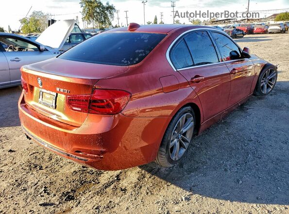 WBA8B9C55JEE81246 2018 BMW 3 SERIES Orange Rear right
