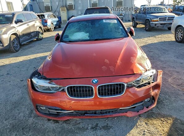 WBA8B9C55JEE81246 2018 BMW 3 SERIES Orange Front view