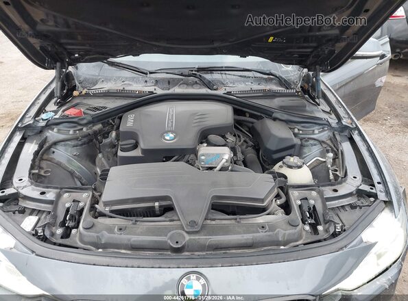 WBA8E5G34HNU45371 2017 BMW 3 SERIES Gray Вид ззаду