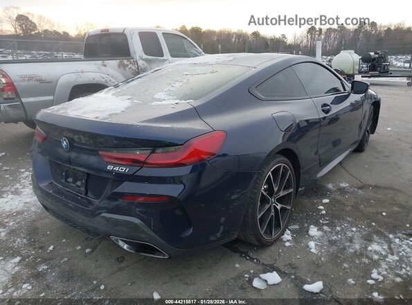 WBAAE2C08NCH05535 2022 BMW 8 SERIES Dark Blue Задняя правая четверть