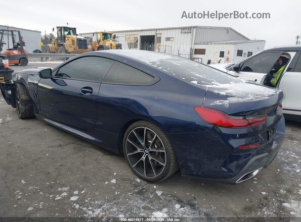 WBAAE2C08NCH05535 2022 BMW 8 SERIES Dark Blue Задняя левая четверть