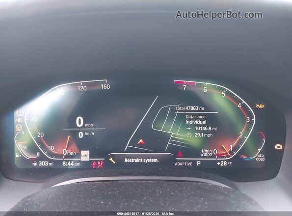 WBAAE2C08NCH05535 2022 BMW 8 SERIES Dark Blue Вид задних сидений