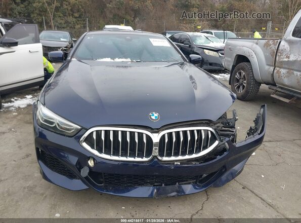 WBAAE2C08NCH05535 2022 BMW 8 SERIES Dark Blue Вид щитка приборов