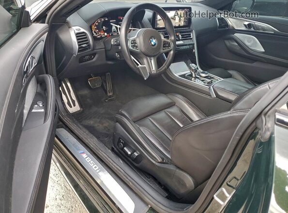 WBABC4C00PCL83317 2023 BMW M8 Green Dashboard view