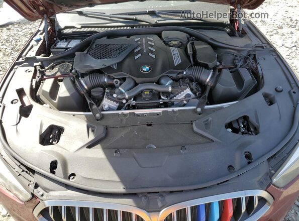 WBABC4C04LCE77570 2020 BMW M8 Темно-бордовый Вид задней части салона