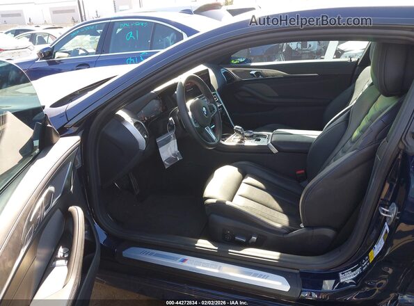 WBABC4C06PCL86707 2023 BMW M8 Blue Սալոնի դիմացի տեսք