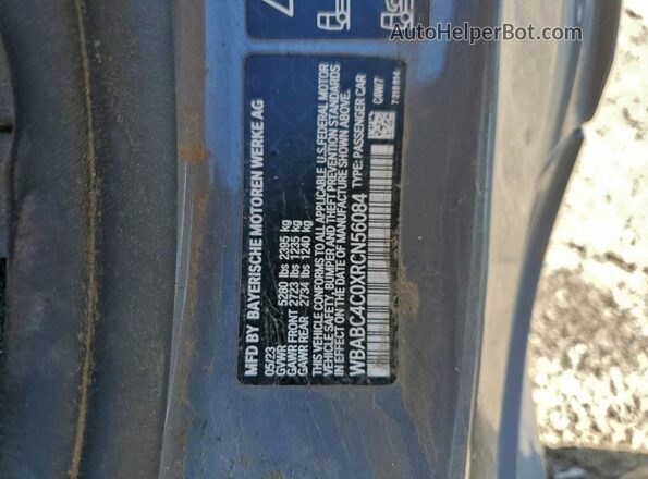WBABC4C0XRCN56084 2024 BMW M8 Gray 