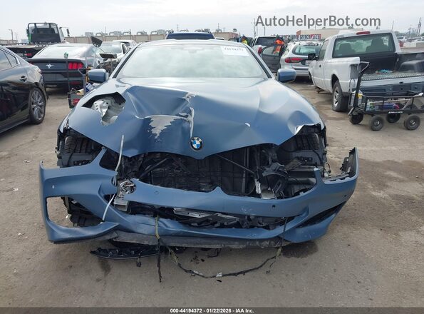 WBABC4C52KBU96776 2019 BMW M8 Blue Instrument cluster view