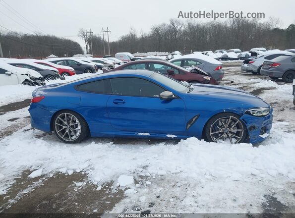WBABC4C54KBU96617 2019 BMW M8 Dark Blue უკანა სალონის ხედი