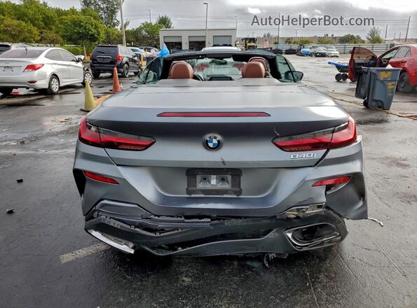 WBADZ2C02NCJ85394 2022 BMW 8 SERIES Silver უკანა ხედი