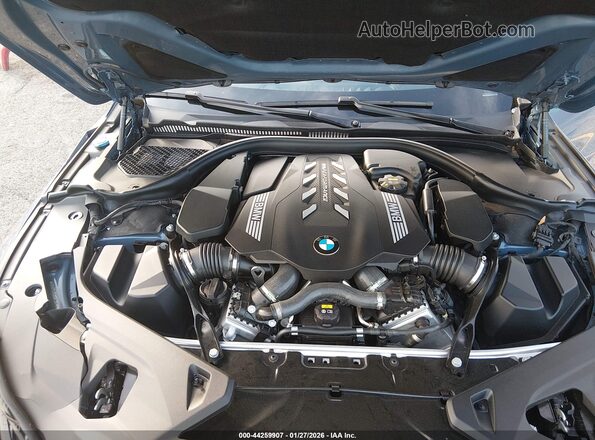WBAFY4C56KBX39749 2019 BMW M8 Blue უკანა ხედი