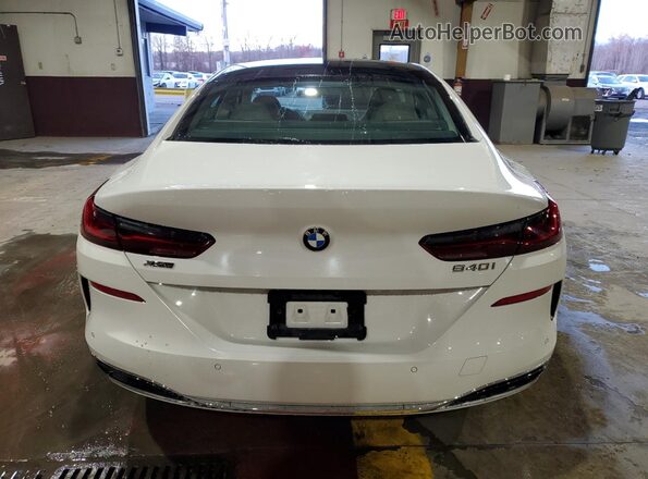 WBAGV4C00LCE52603 2020 BMW 8 SERIES White Вид ззаду