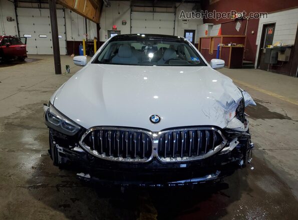 WBAGV4C00LCE52603 2020 BMW 8 SERIES White Вид спереду