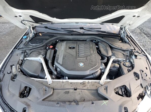 WBAGV4C00LCE52603 2020 BMW 8 SERIES White Вид задньої частини салону