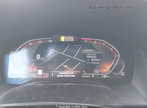 WBAGV4C06RCN10154 2024 BMW 8 SERIES Black უკანა სავარძლების ხედი