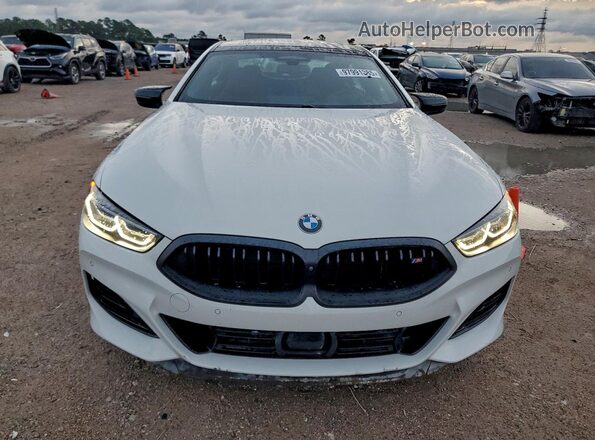 WBAGV8C00PCL59929 2023 BMW M8 White Vista frontal