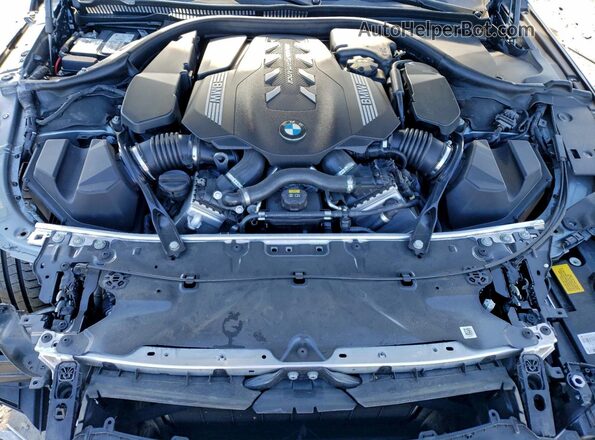 WBAGV8C03MCF72095 2021 BMW M8 Gray Rear interior view