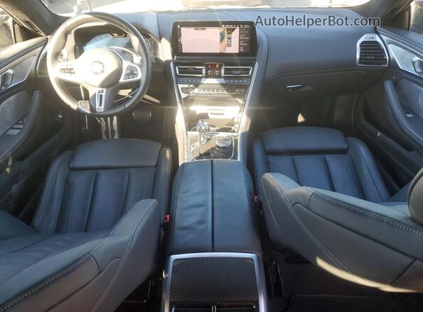WBAGV8C04SCU26668 2025 BMW M8 Silver Dashboard view