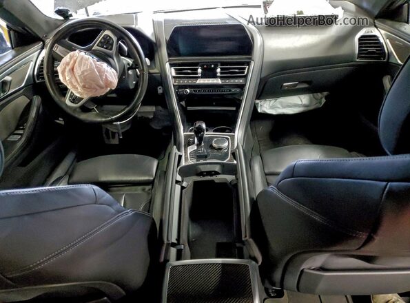 WBAGV8C06NCH89965 2022 BMW M8 Black Dashboard view