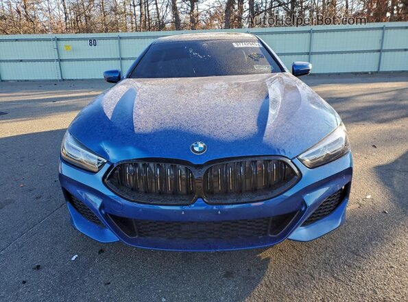 WBAGV8C07LCE44957 2020 BMW M8 Blue Vista frontal