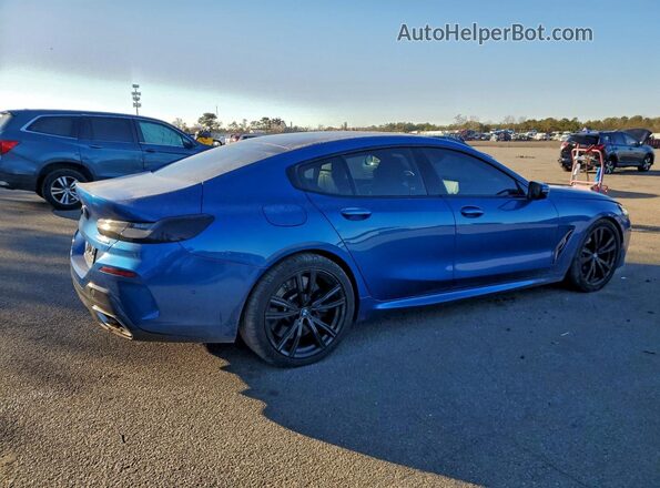 WBAGV8C07LCE44957 2020 BMW M8 Blue Trasero derecho