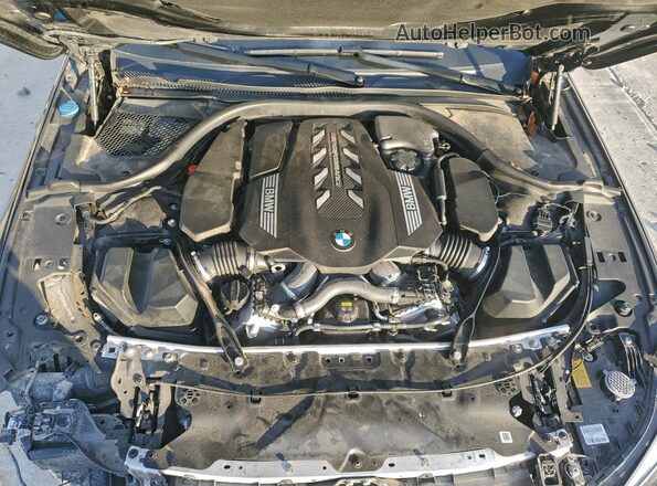WBAGV8C09LCD81814 2020 BMW M8 Black Widok wnętrza z tyłu