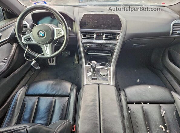 WBAGV8C09MCF86664 2021 BMW M8 Charcoal Вид панелі приладів