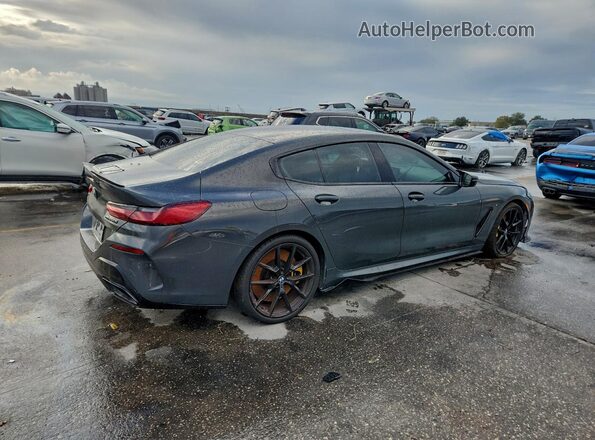 WBAGV8C09MCF86664 2021 BMW M8 Charcoal Задня права чверть