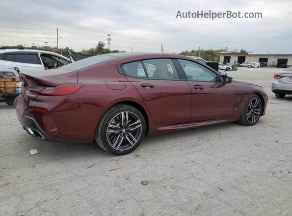 WBAGV8C0XSCT85219 2025 BMW M8 Burgundy Tył prawy