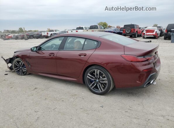 WBAGV8C0XSCT85219 2025 BMW M8 Burgundy Tył lewy