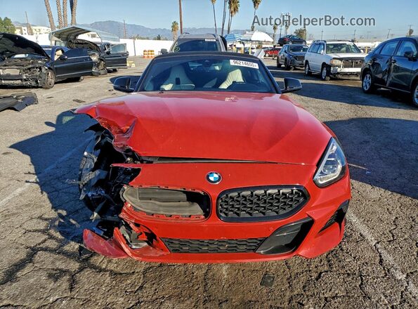 WBAHF3C02NWX47275 2022 BMW Z4 Red Вид спереду