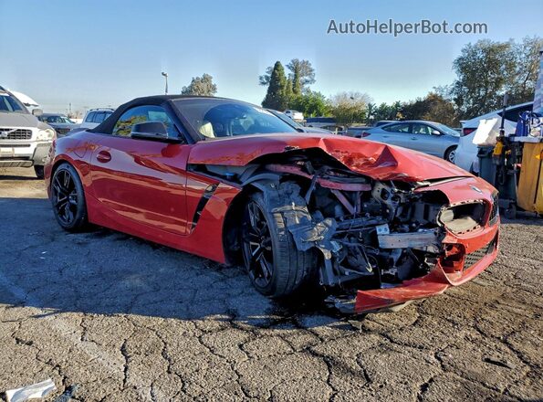 WBAHF3C02NWX47275 2022 BMW Z4 Red Передня права чверть