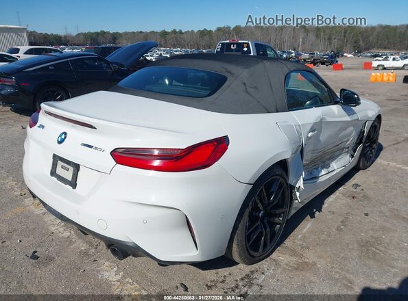 WBAHF3C04LWW56506 2020 BMW Z4 White Rear right