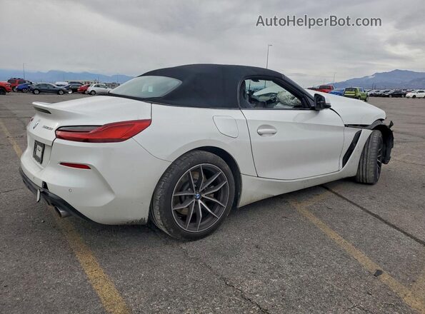 WBAHF3C05NWX77919 2022 BMW Z4 White უკანა მარჯვენა