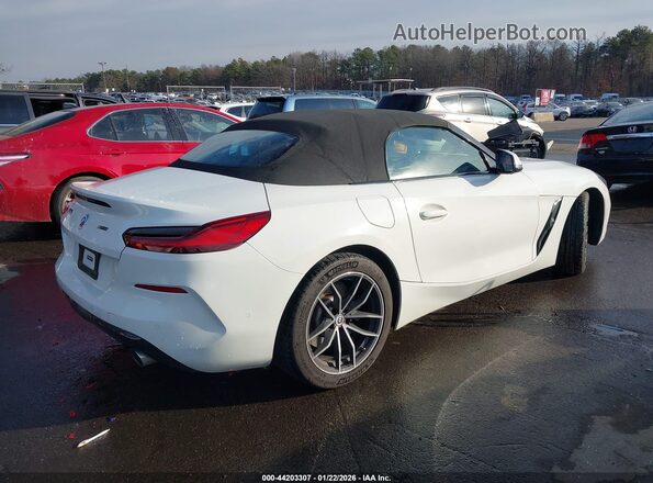 WBAHF3C07MWX18241 2021 BMW Z4 White უკანა მარჯვენა