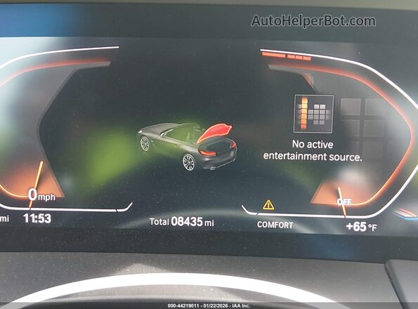 WBAHF3C07TWY51564 2026 BMW Z4 Gray 