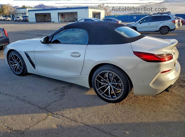WBAHF3C0XMWX18783 2021 BMW Z4 White Trasero izquierdo