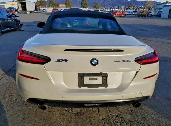 WBAHF3C0XMWX18783 2021 BMW Z4 White Vista trasera