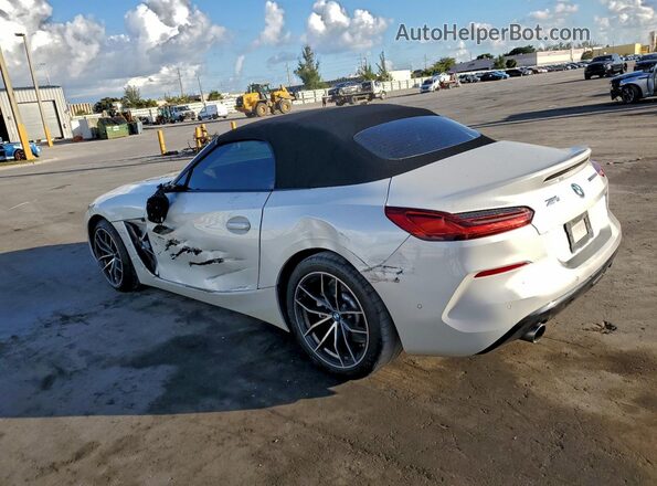 WBAHF3C55KWW41703 2019 BMW Z4 White Задня ліва чверть