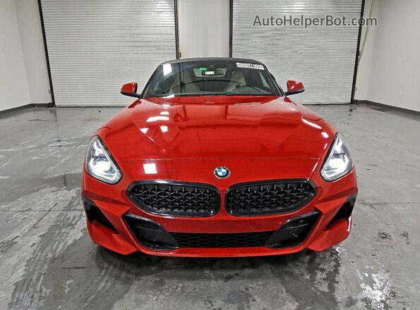 WBAHF3C59KWW23236 2019 BMW Z4 Red Вид спереду