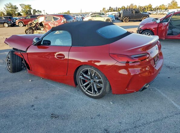 WBAHF9C01SWY46538 2025 BMW Z4 Red უკანა მარცხენა