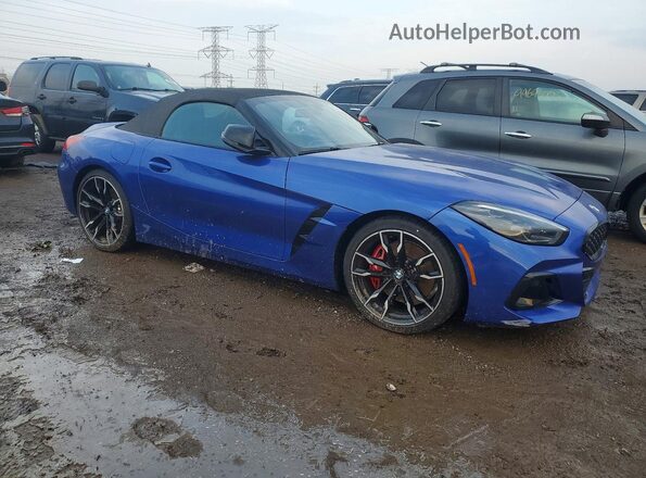 WBAHF9C06SWY43523 2025 BMW Z4 Blue Front right