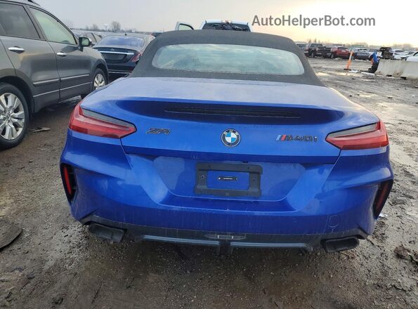 WBAHF9C06SWY43523 2025 BMW Z4 Blue Rear view