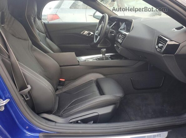 WBAHF9C06SWY43523 2025 BMW Z4 Blue Rear seats view