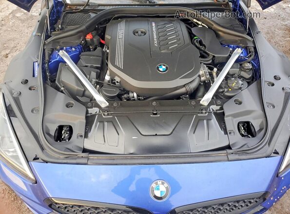 WBAHF9C06SWY43523 2025 BMW Z4 Blue Rear interior view