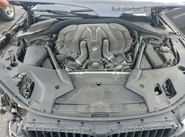 WBAJB9C50KB464890 2019 BMW M5 Black Rear interior view