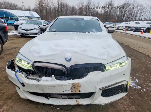 WBAJB9C52JB036527 2018 BMW M5 White წინა ხედი